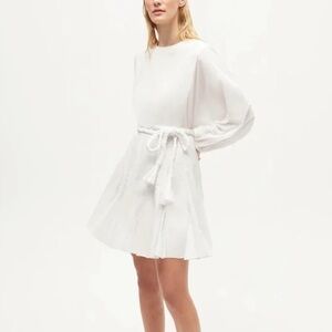 New Rhode Ella Cotton Dress in White Sz X-Small